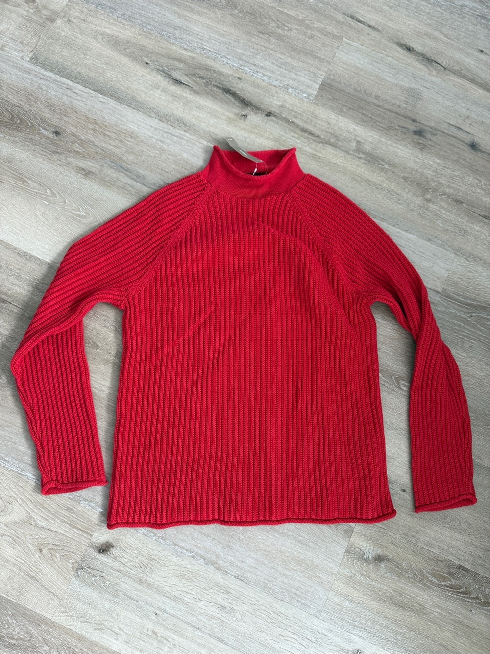 J. Crew Red Rollneck Sweater